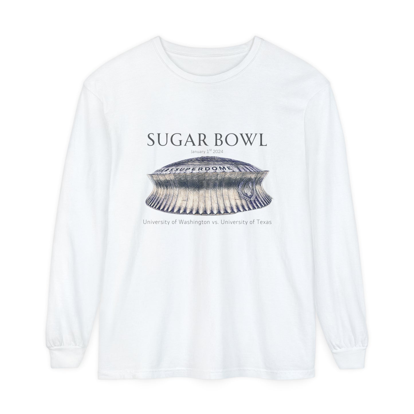 University of Washington Sugar Bowl Unisex Long Sleeve T-Shirt