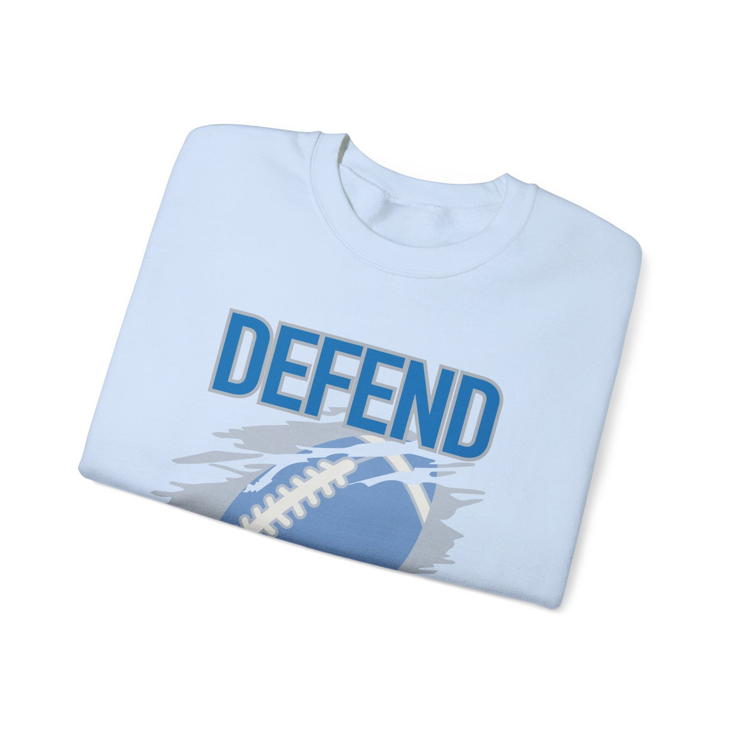 "Defend the Den" Detroit Lions Crewneck Sweatshirt
