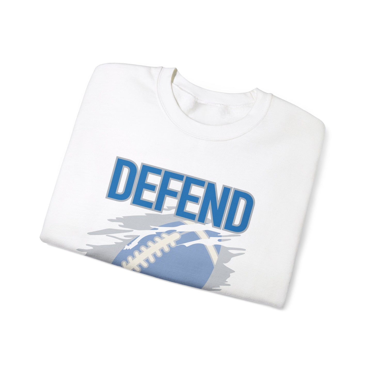 "Defend the Den" Detroit Lions Crewneck Sweatshirt