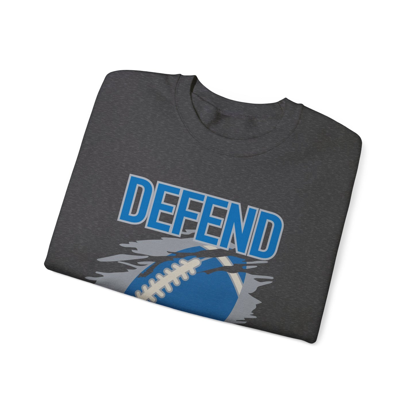 "Defend the Den" Detroit Lions Crewneck Sweatshirt