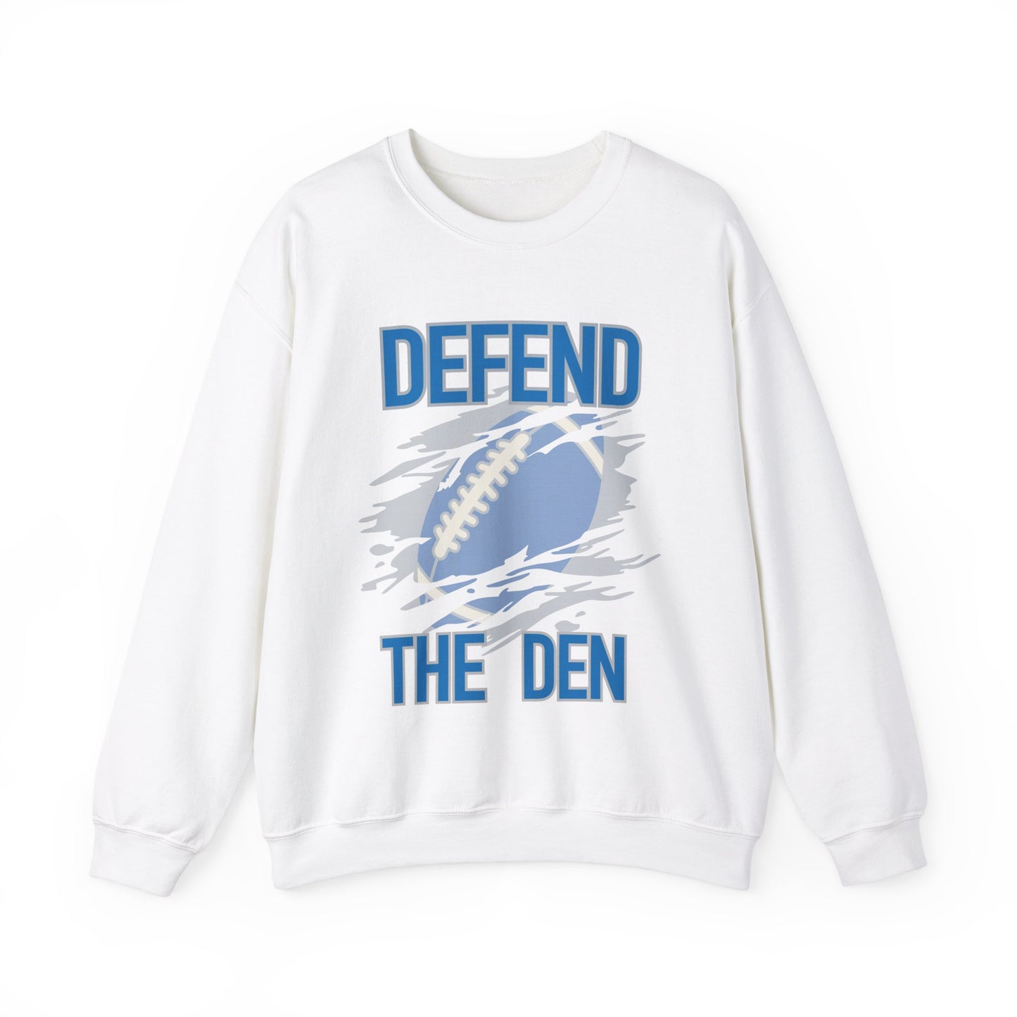 "Defend the Den" Detroit Lions Crewneck Sweatshirt