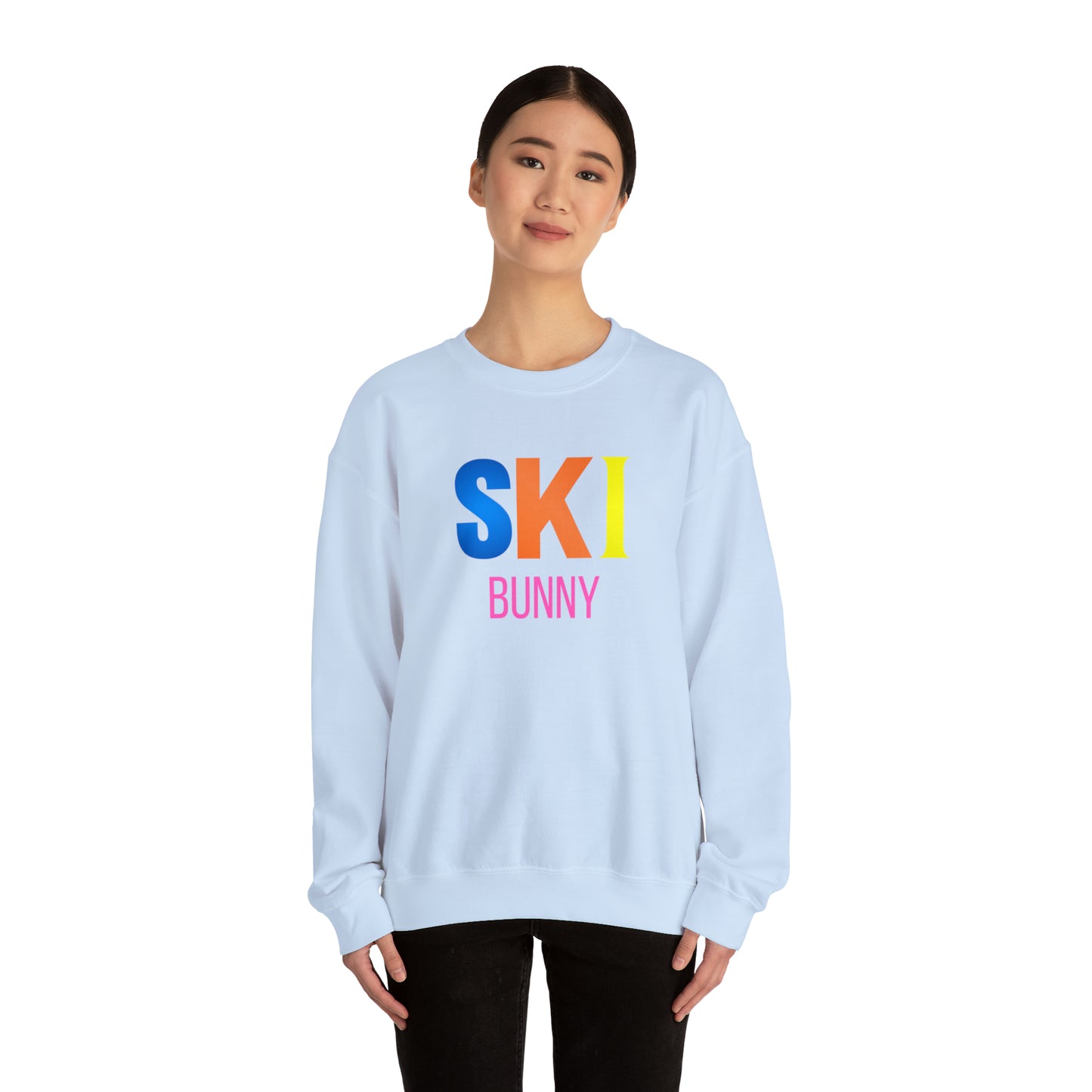 Neon Ski Bunny Crewneck