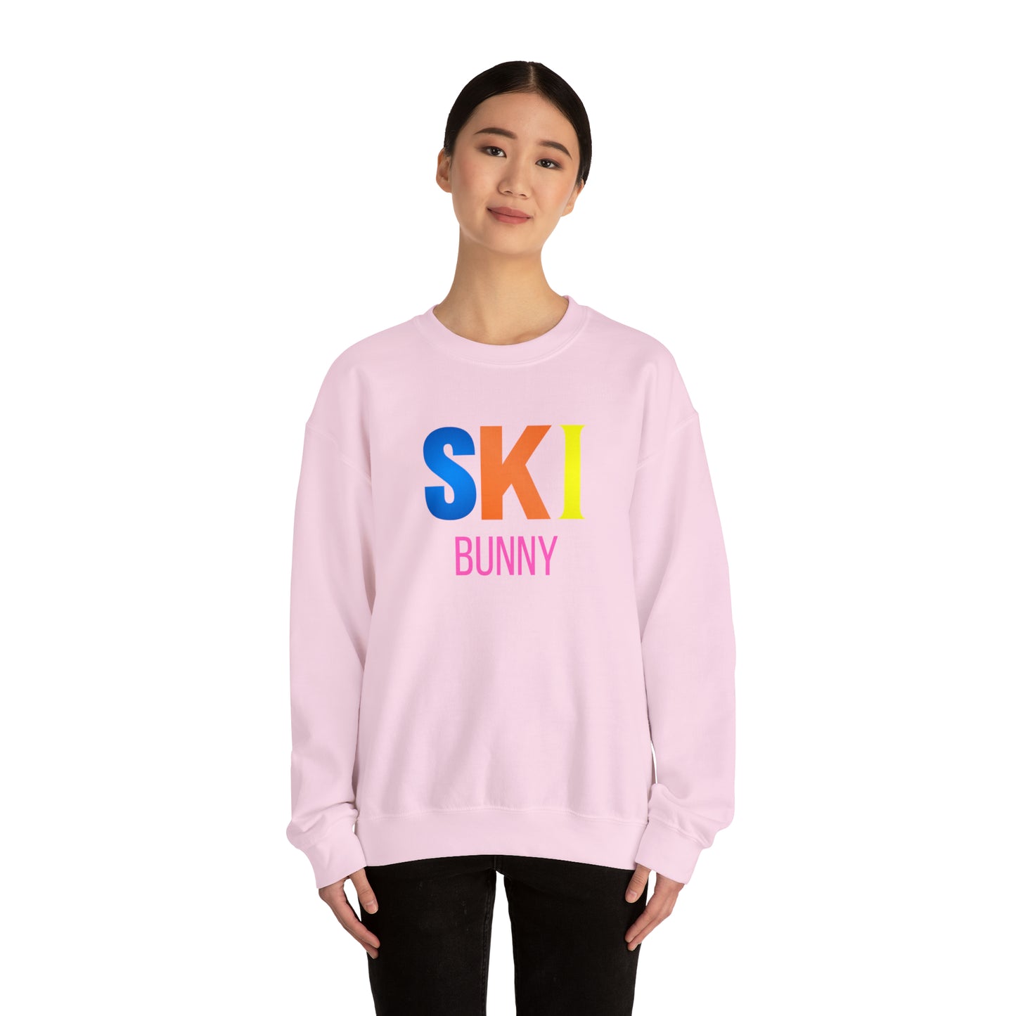 Neon Ski Bunny Crewneck