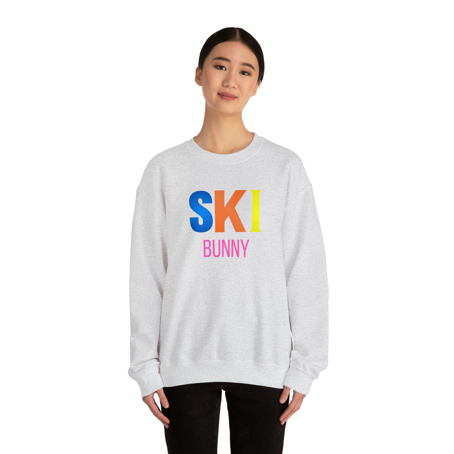 Neon Ski Bunny Crewneck