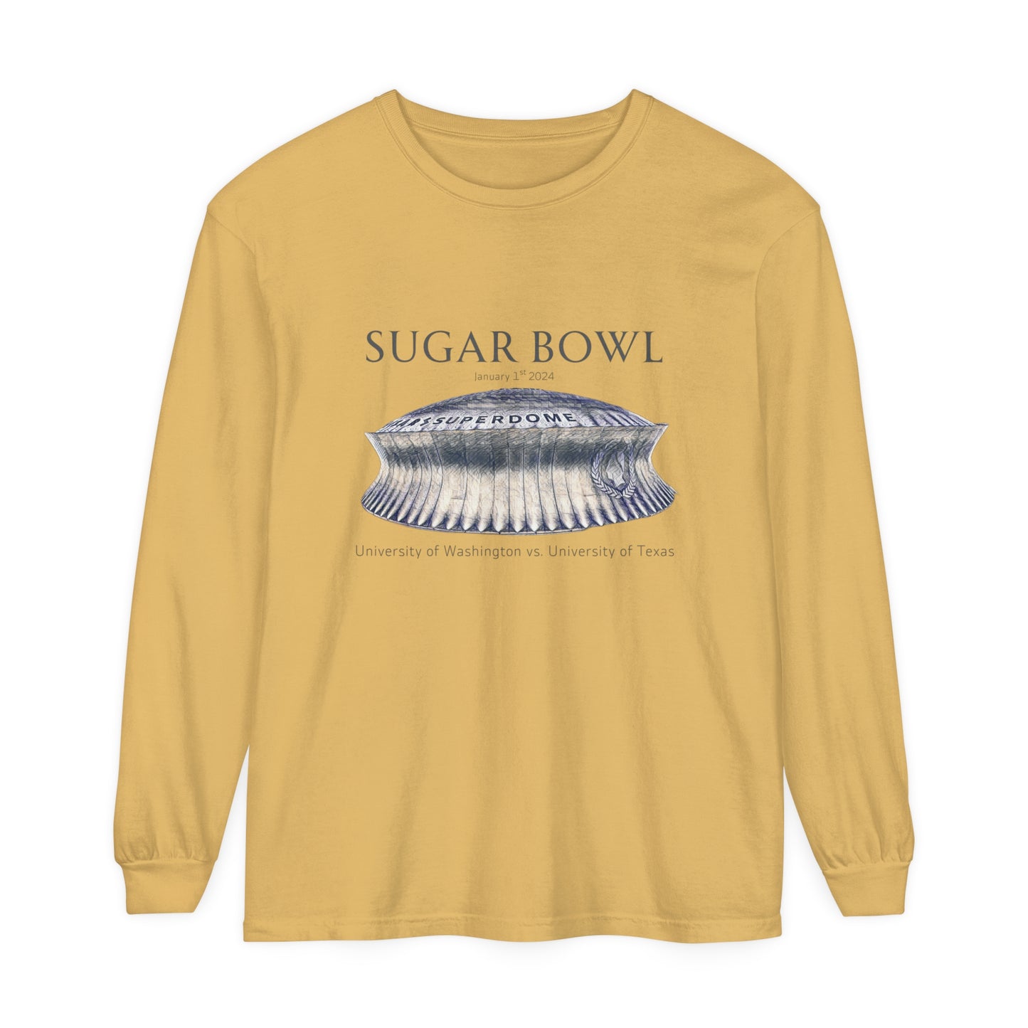 University of Washington Sugar Bowl Unisex Long Sleeve T-Shirt