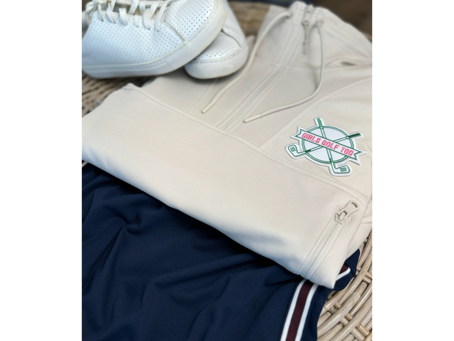 GIRLS GOLF TOO Quarter Zip