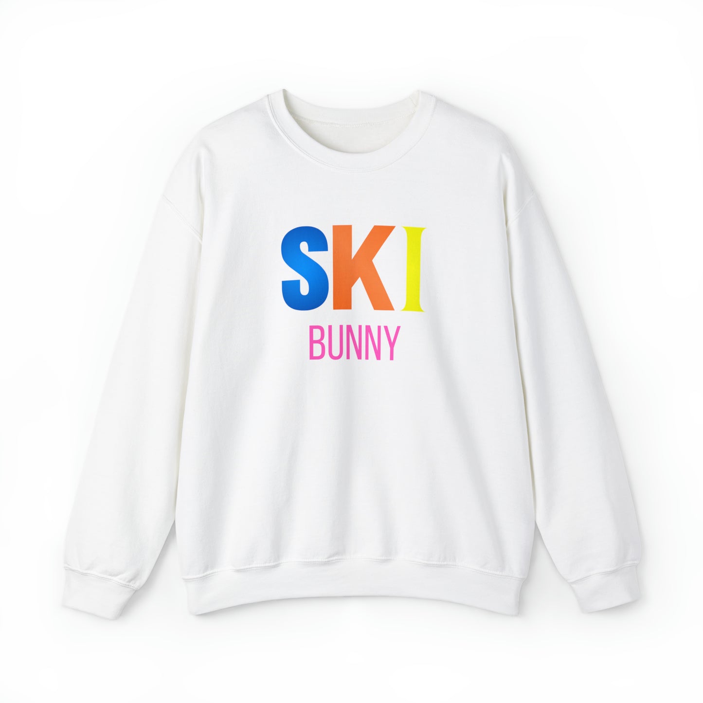 Neon Ski Bunny Crewneck