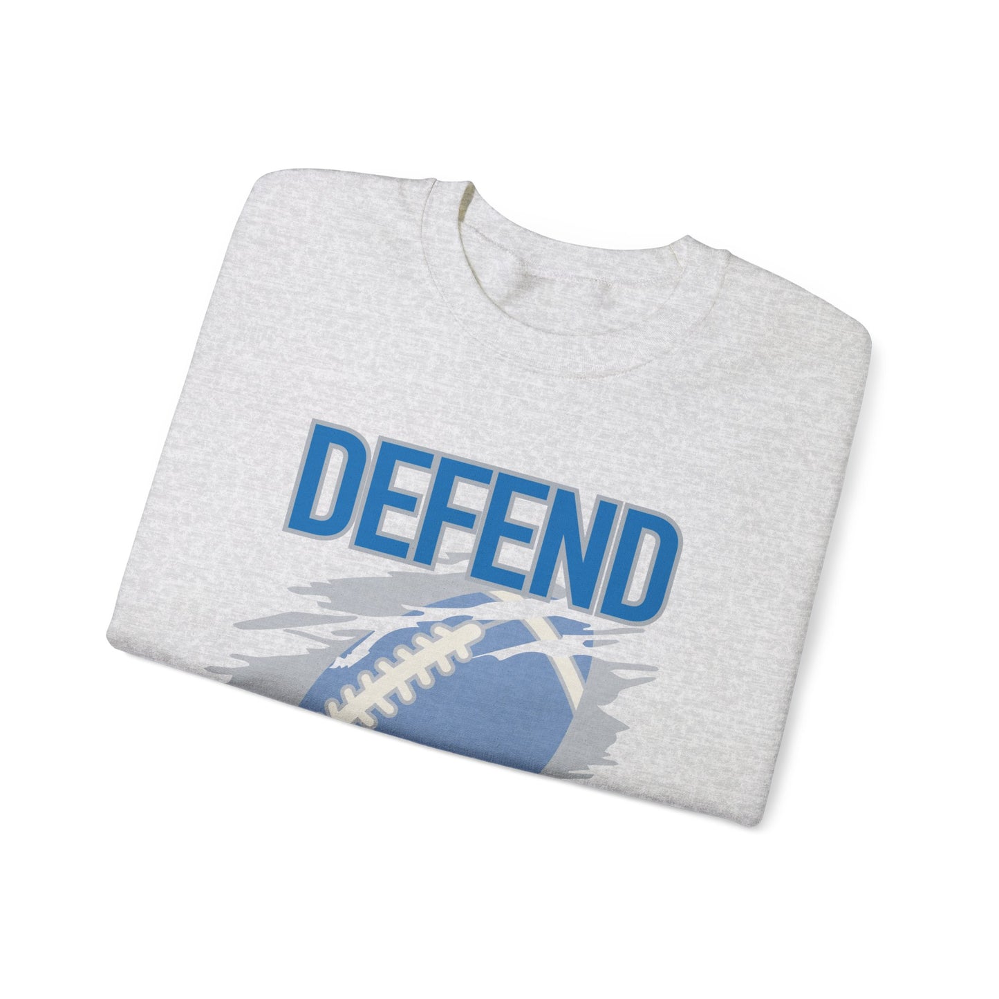 "Defend the Den" Detroit Lions Crewneck Sweatshirt