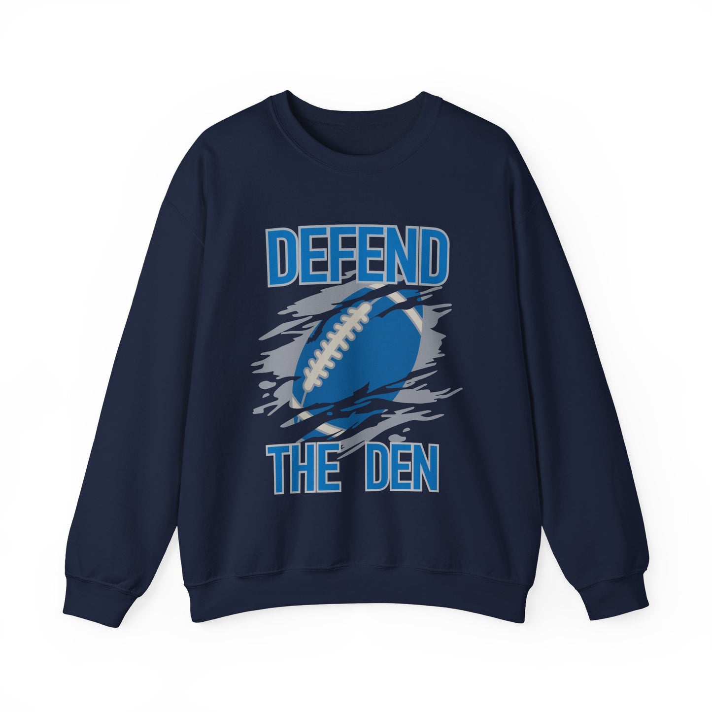 "Defend the Den" Detroit Lions Crewneck Sweatshirt
