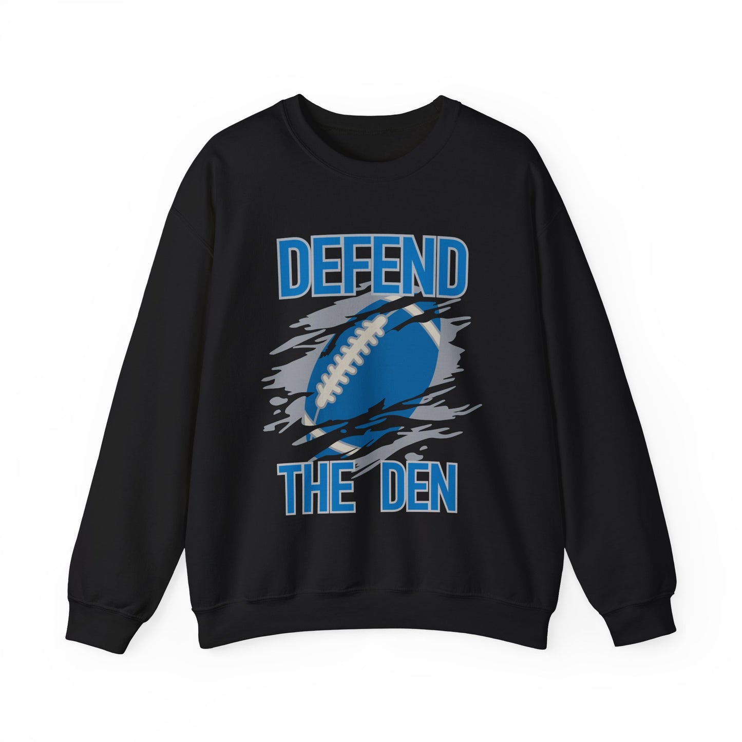 "Defend the Den" Detroit Lions Crewneck Sweatshirt