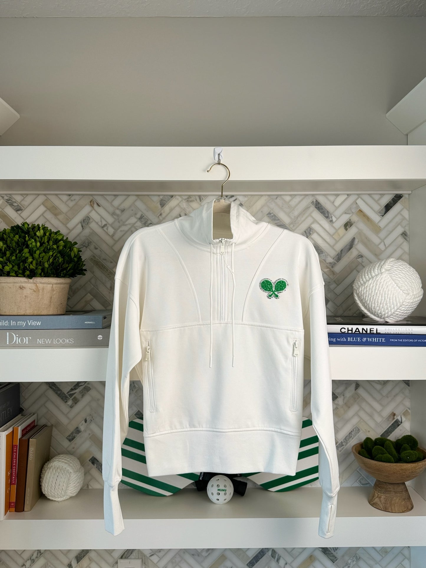 The RACQUET CLUB Quarter Zip