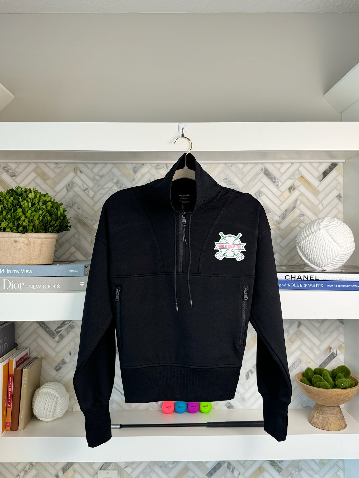 GIRLS GOLF TOO Quarter Zip