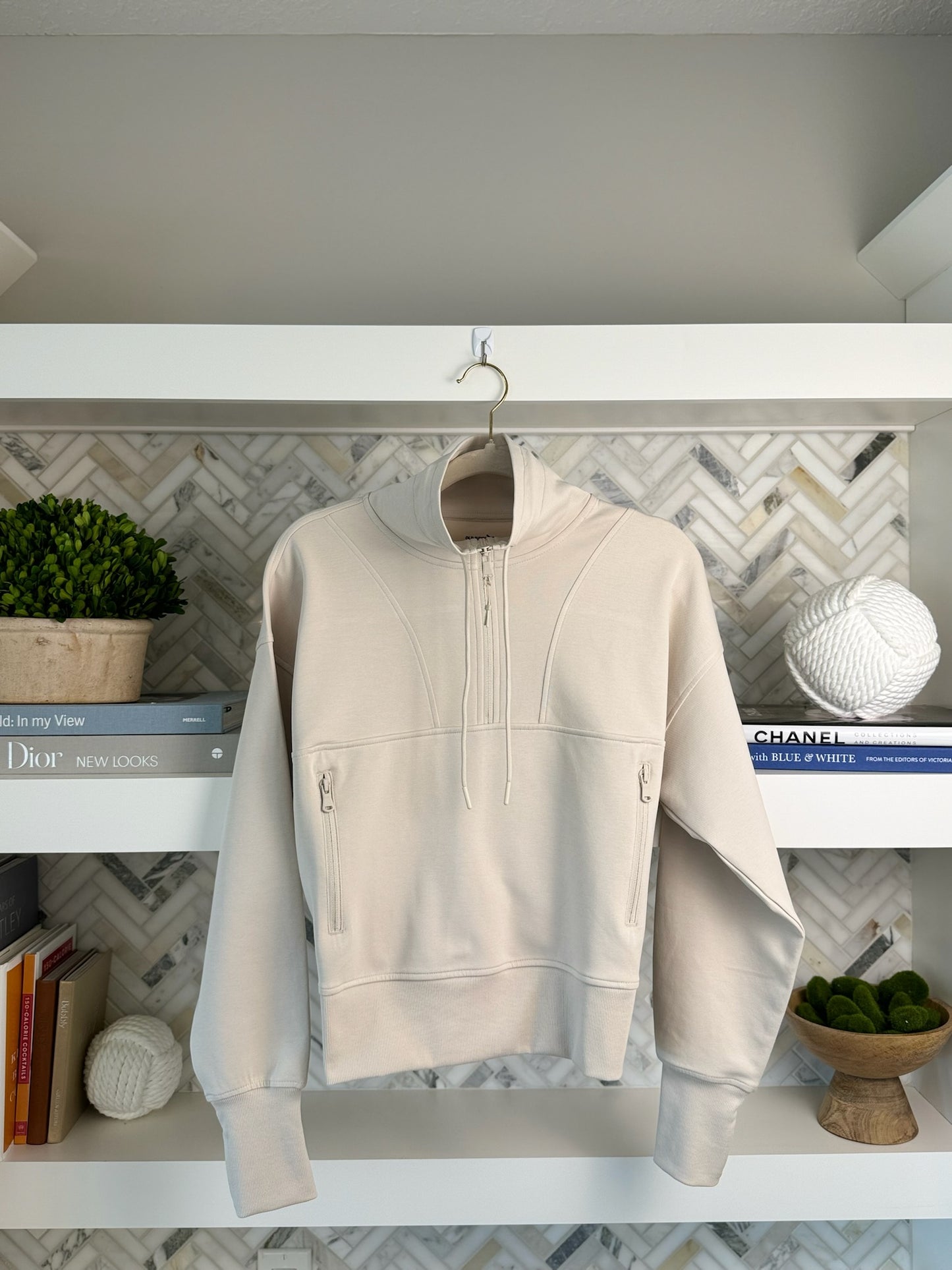 Pink CADDIE Quarter Zip