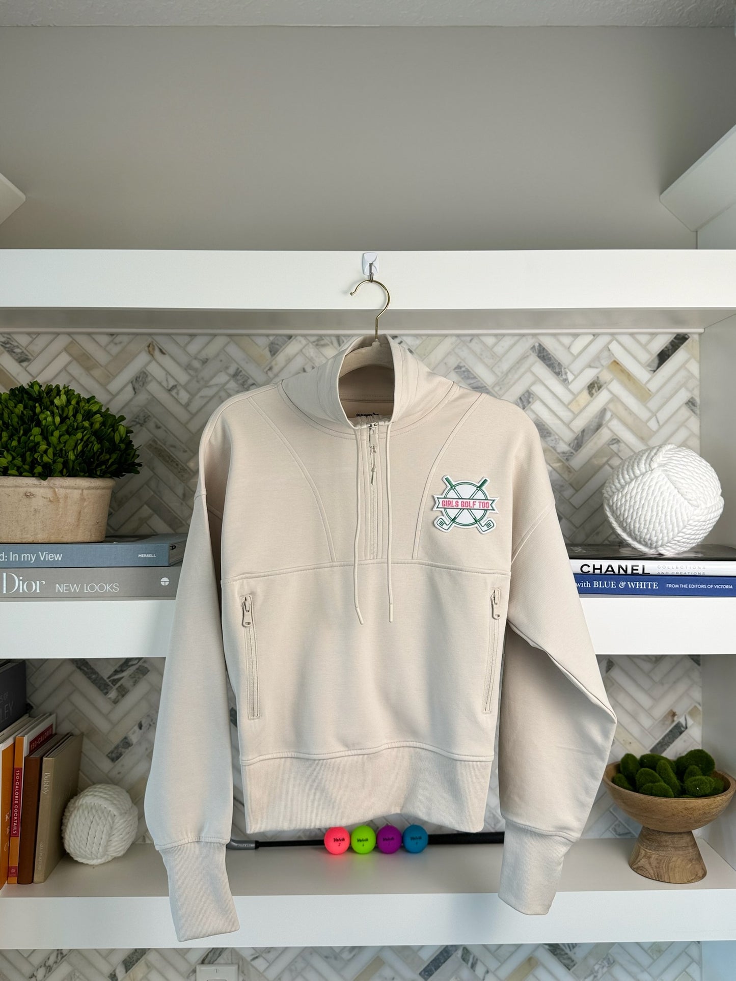 GIRLS GOLF TOO Quarter Zip