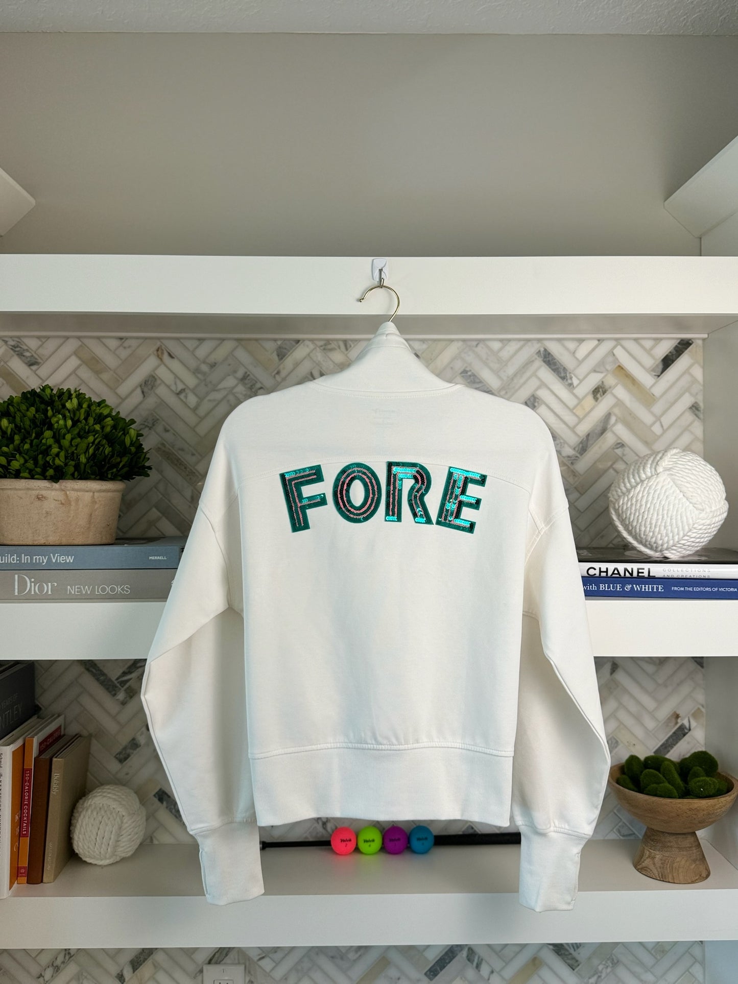 Green FORE Quarter Zip