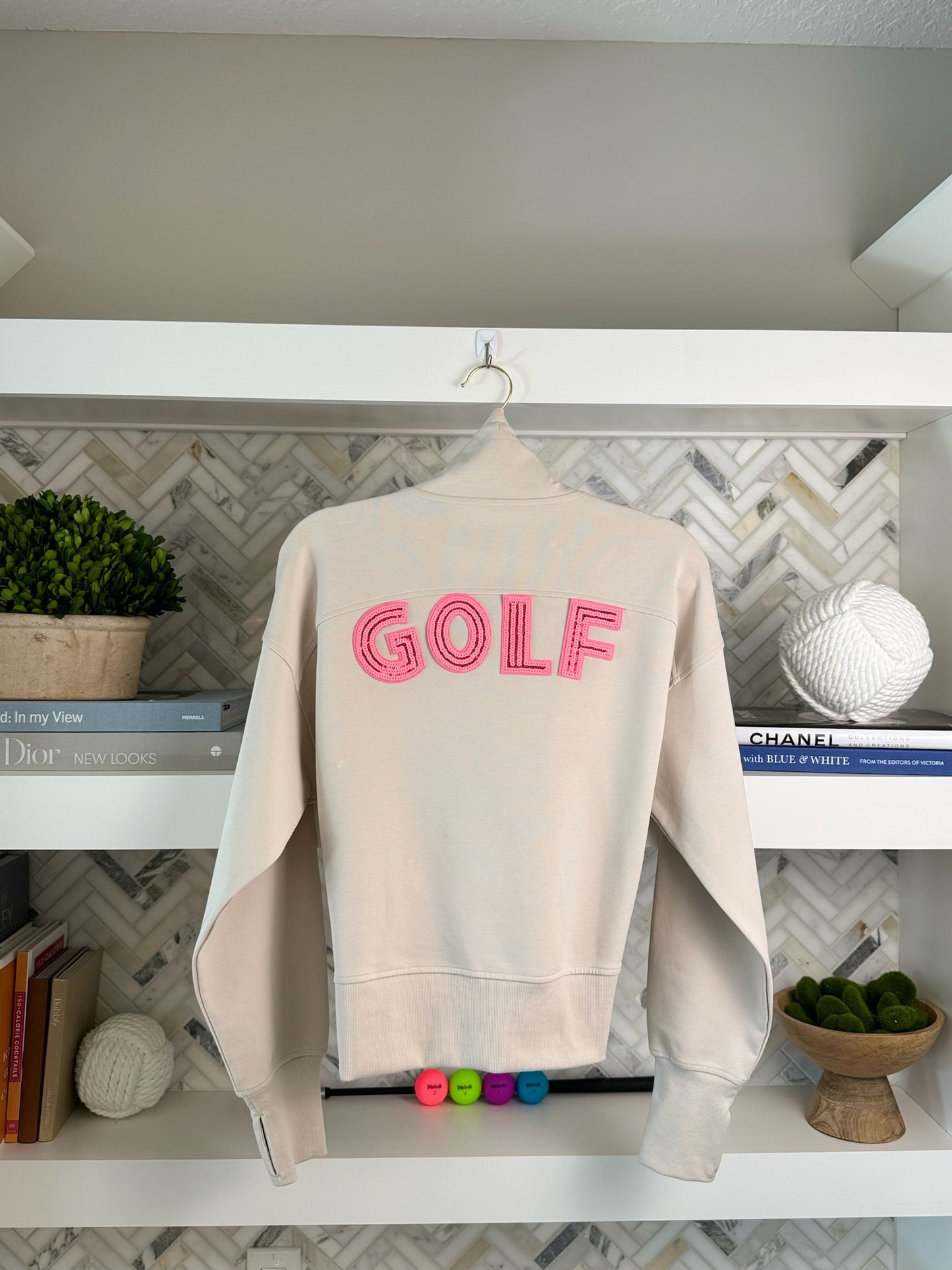 Pink GOLF Quarter Zip