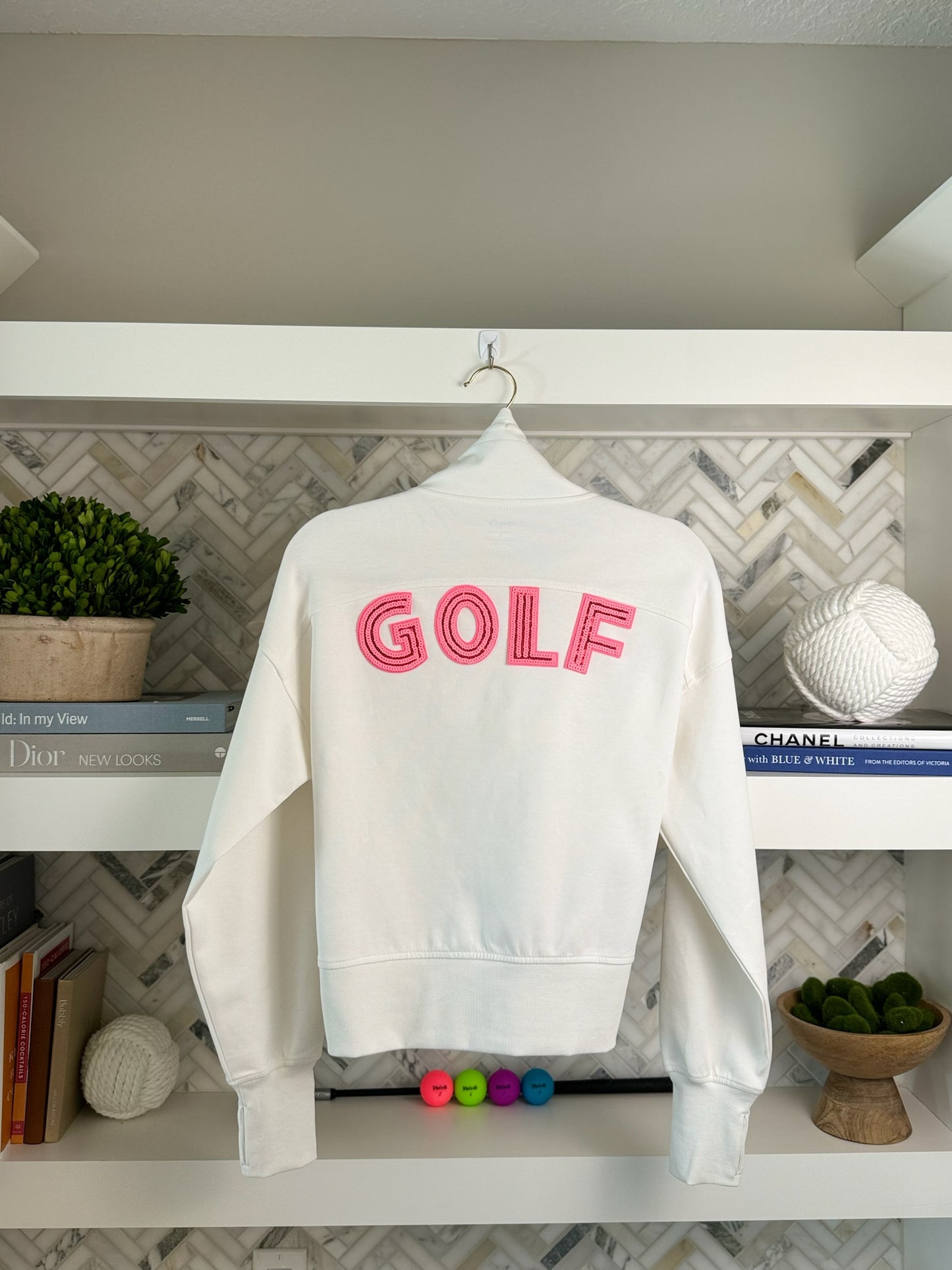 Pink GOLF Quarter Zip