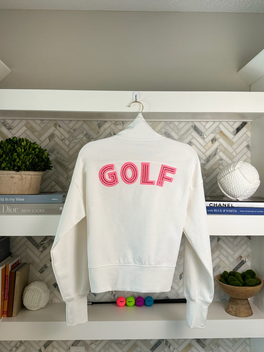 Pink GOLF Quarter Zip