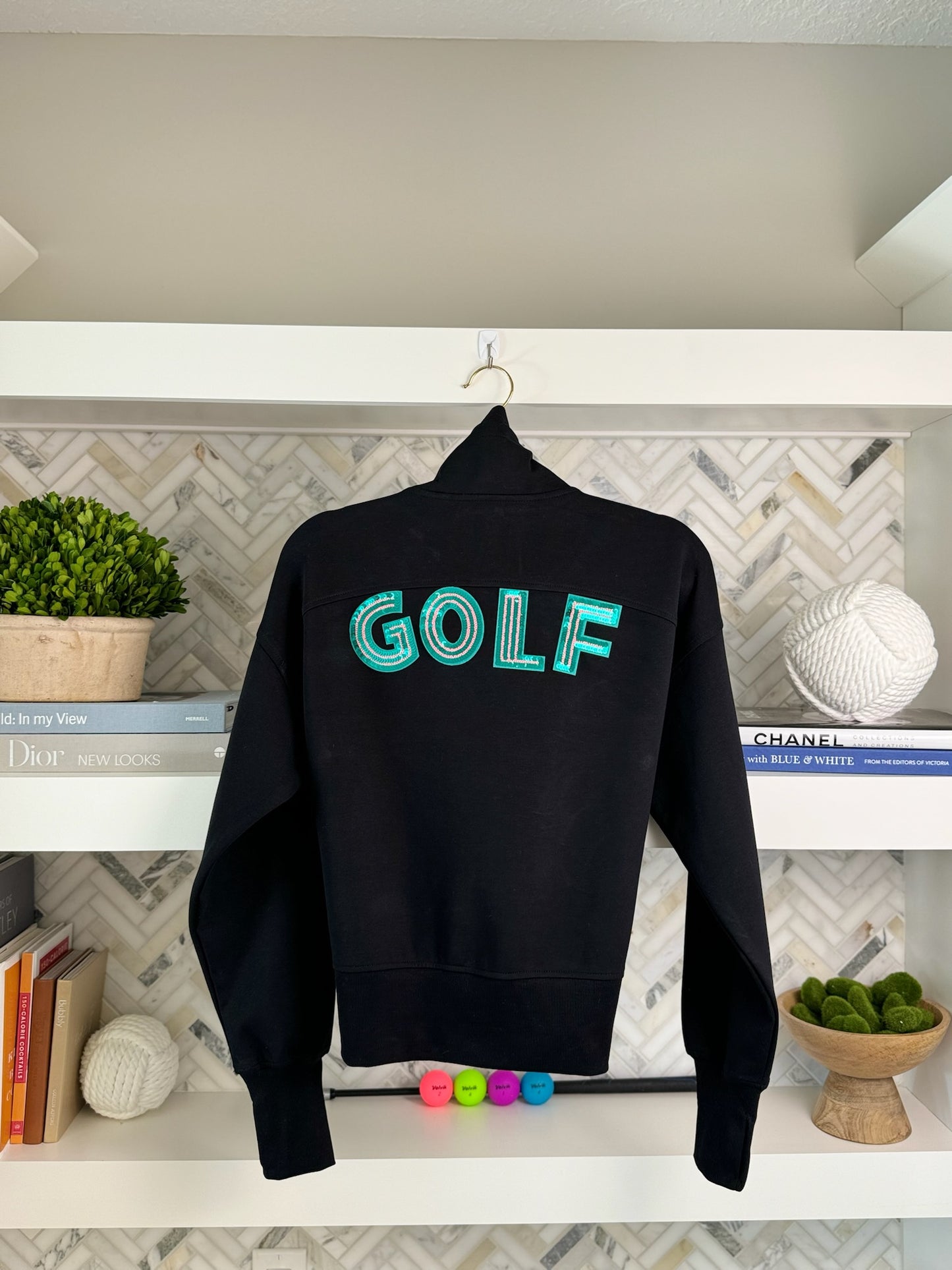 Green GOLF Quarter Zip