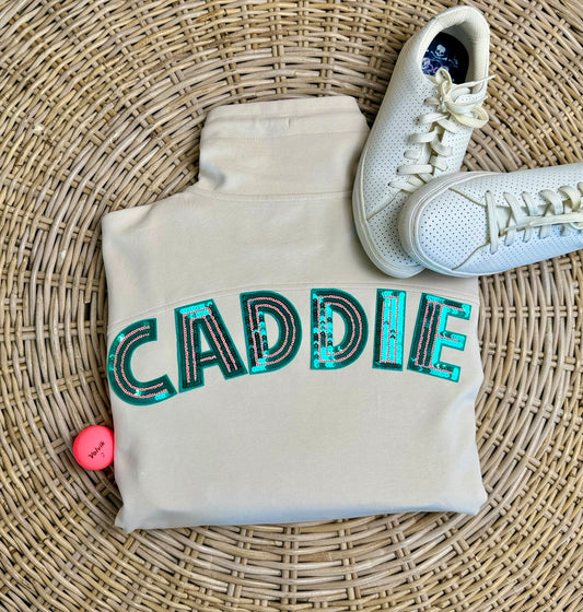 Green CADDIE Quarter Zip