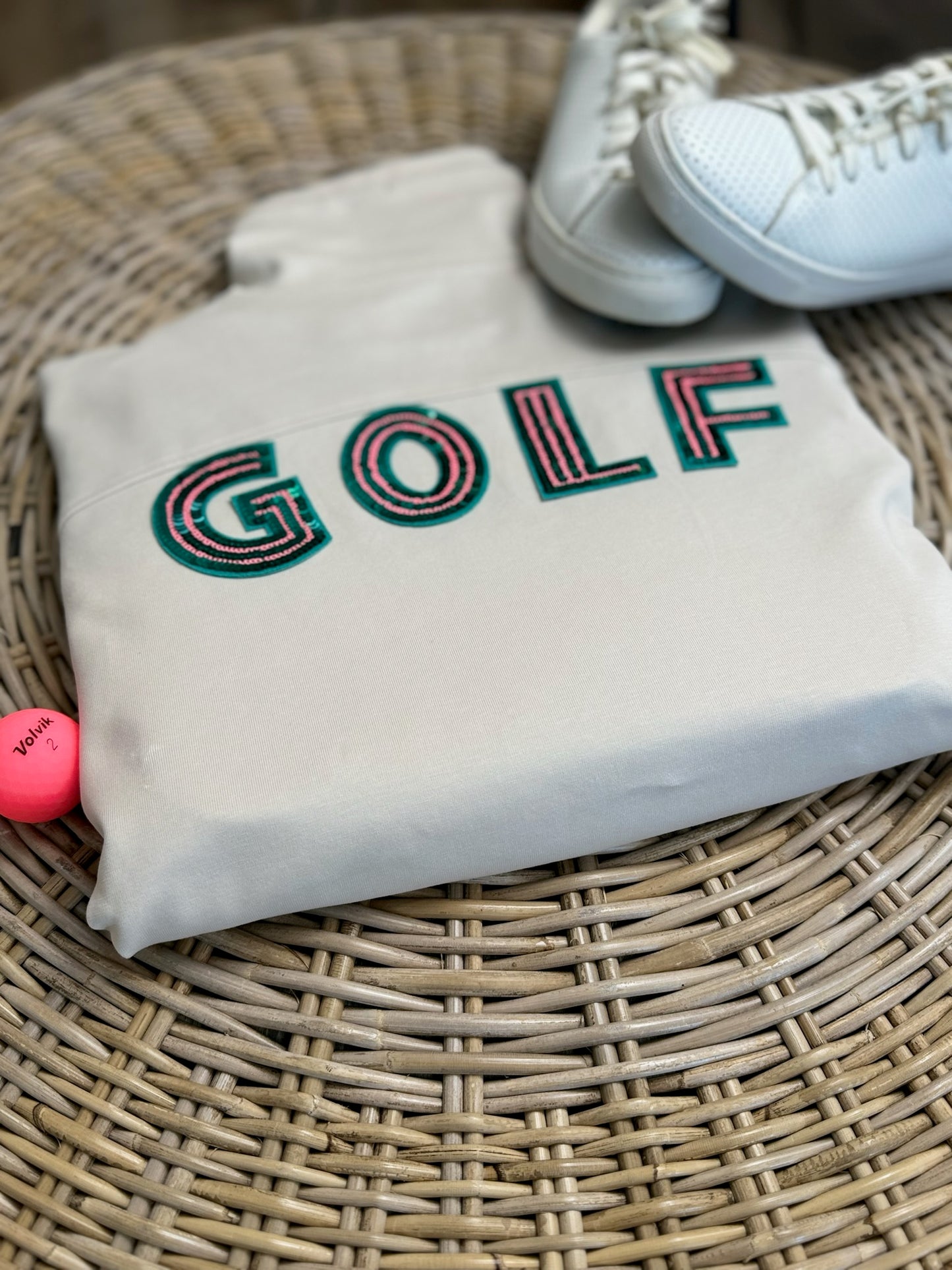 Green GOLF Quarter Zip