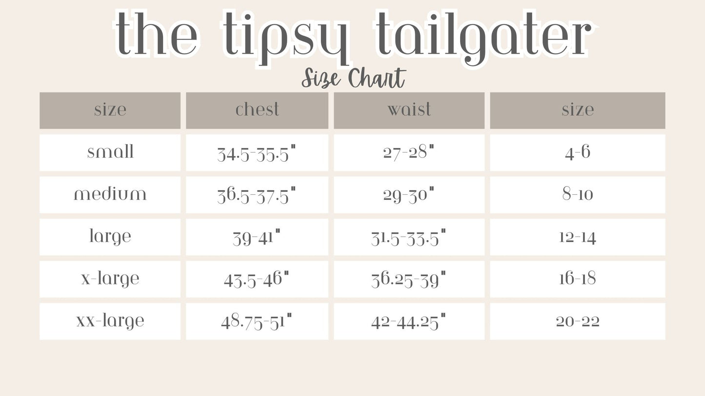 The Tipsy Tailgater: Custom Adult Denim Jacket