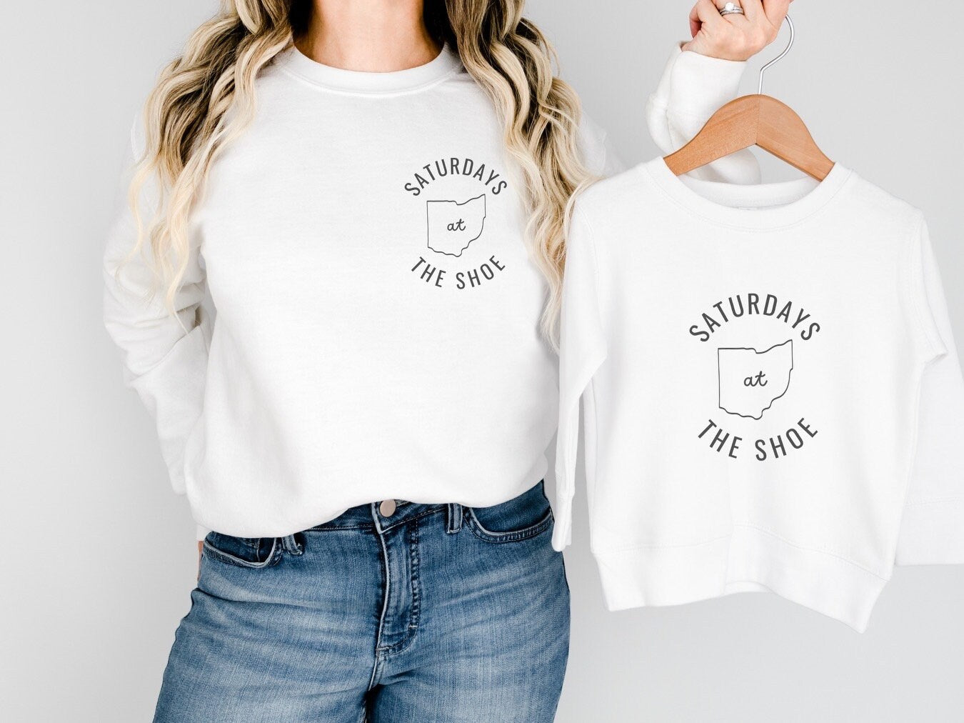 Ohio State Saturdays at The Shoe: Trendy Unisex Sweatshirt for Adults - Buckeye Love, Game Day Apparel