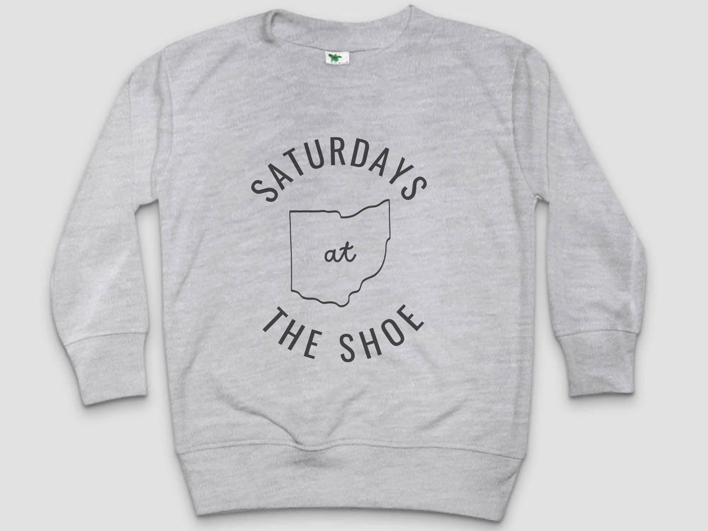 Ohio State Saturdays at The Shoe: Trendy Unisex Sweatshirt for Kids - Buckeye Love, Game Day Apparel