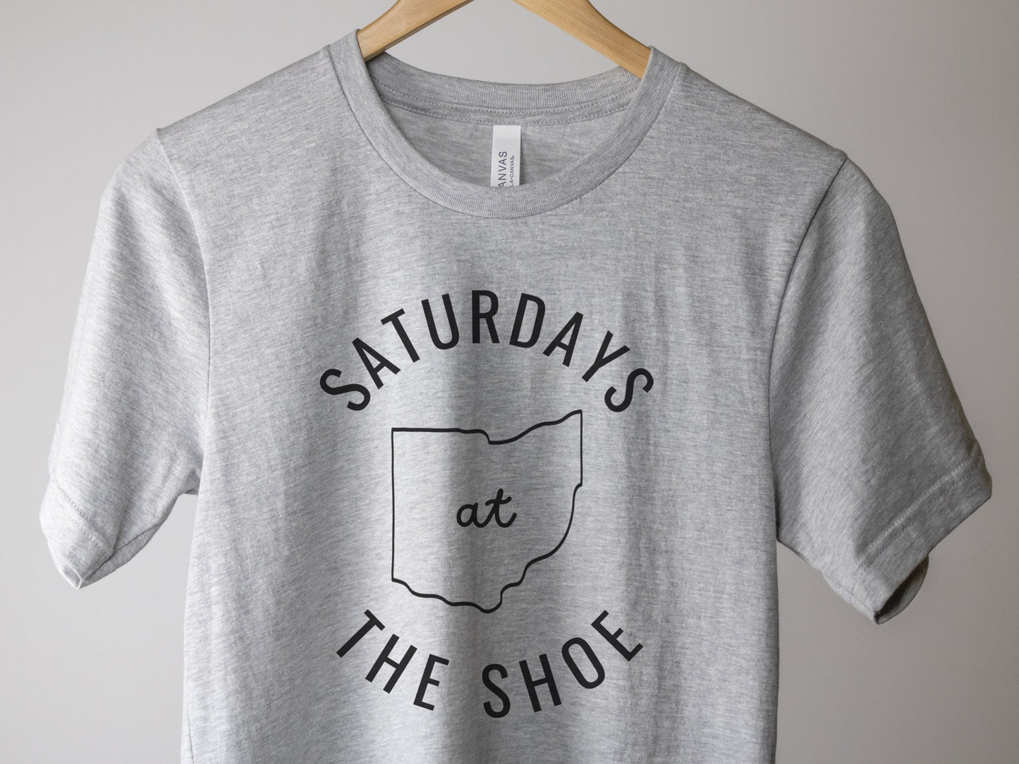 Ohio State Saturdays at The Shoe: Trendy Unisex t Shirt for Kids - Buckeye Love, Game Day Apparel - Ohio state kids fanwear - OSU Buckeyes