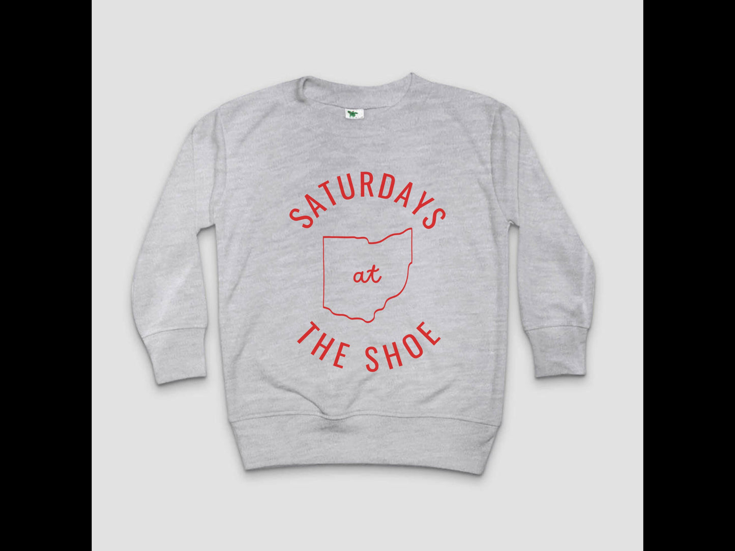 Ohio State Saturdays at The Shoe: Trendy Unisex Sweatshirt for Kids - Buckeye Love, Game Day Apparel