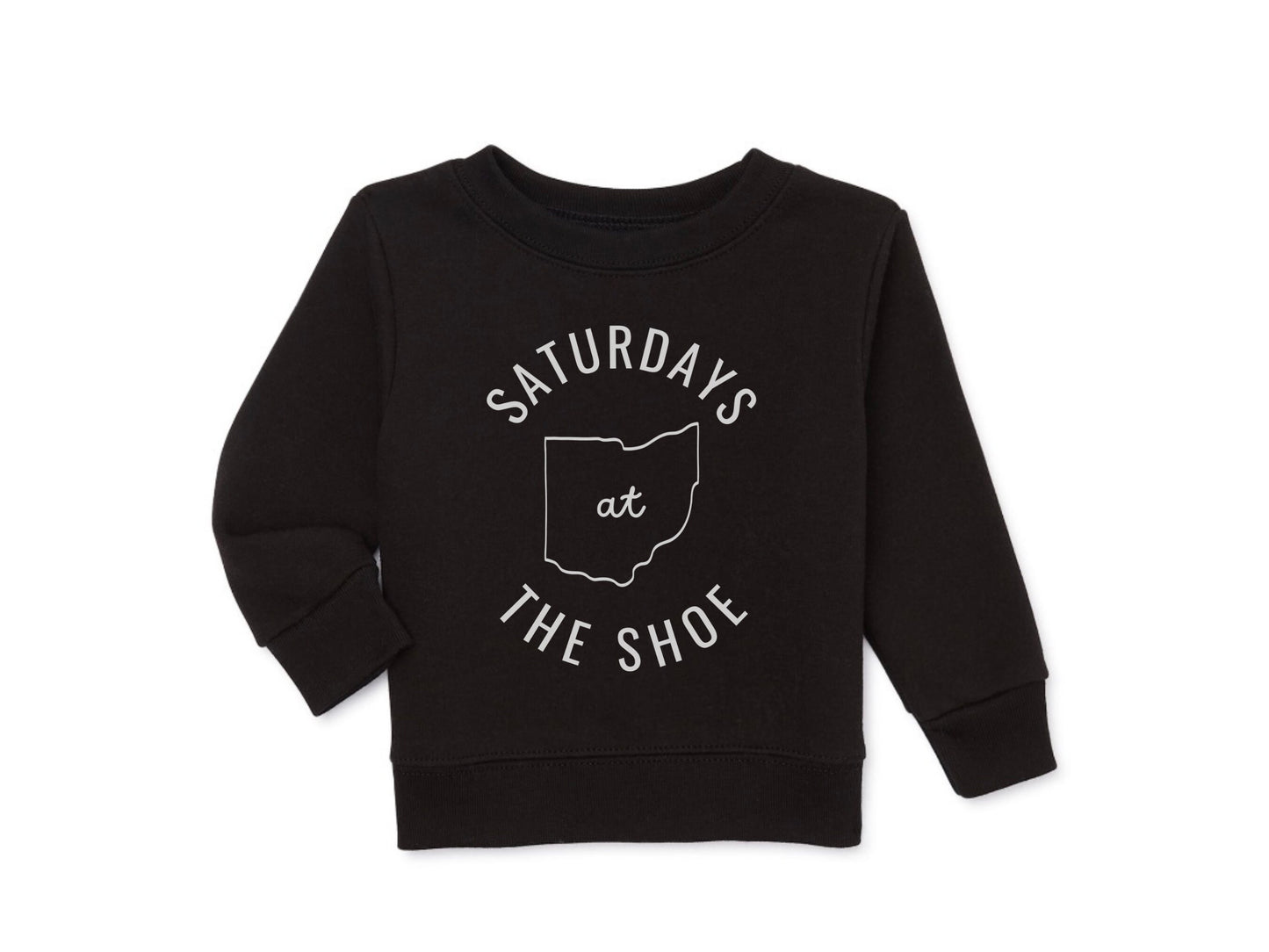 Ohio State Saturdays at The Shoe: Trendy Unisex Sweatshirt for Kids - Buckeye Love, Game Day Apparel