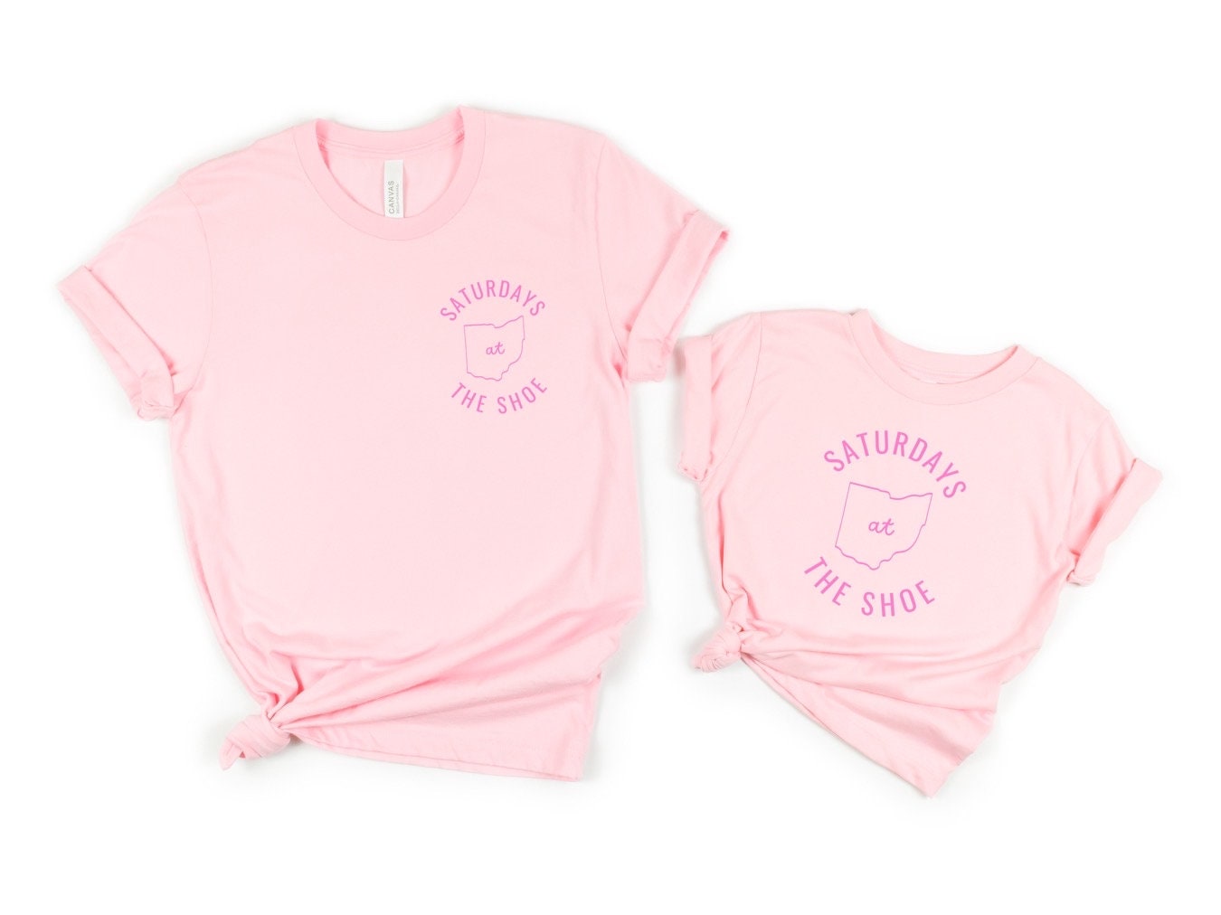 Ohio State Saturdays at The Shoe: Trendy Unisex t Shirt for Adults - Buckeye Love, Game Day Apparel - Ohio state fanwear - OSU Buckeyes