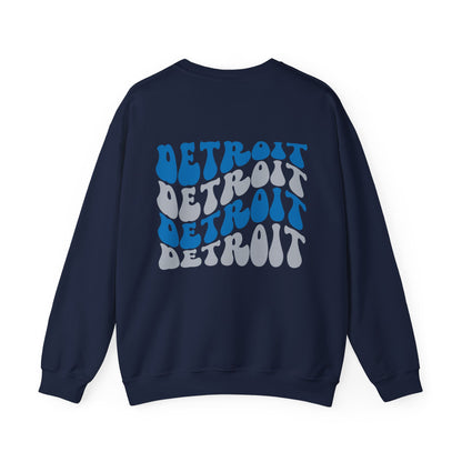 Retro Detroit Lions Crewneck Sweatshirt