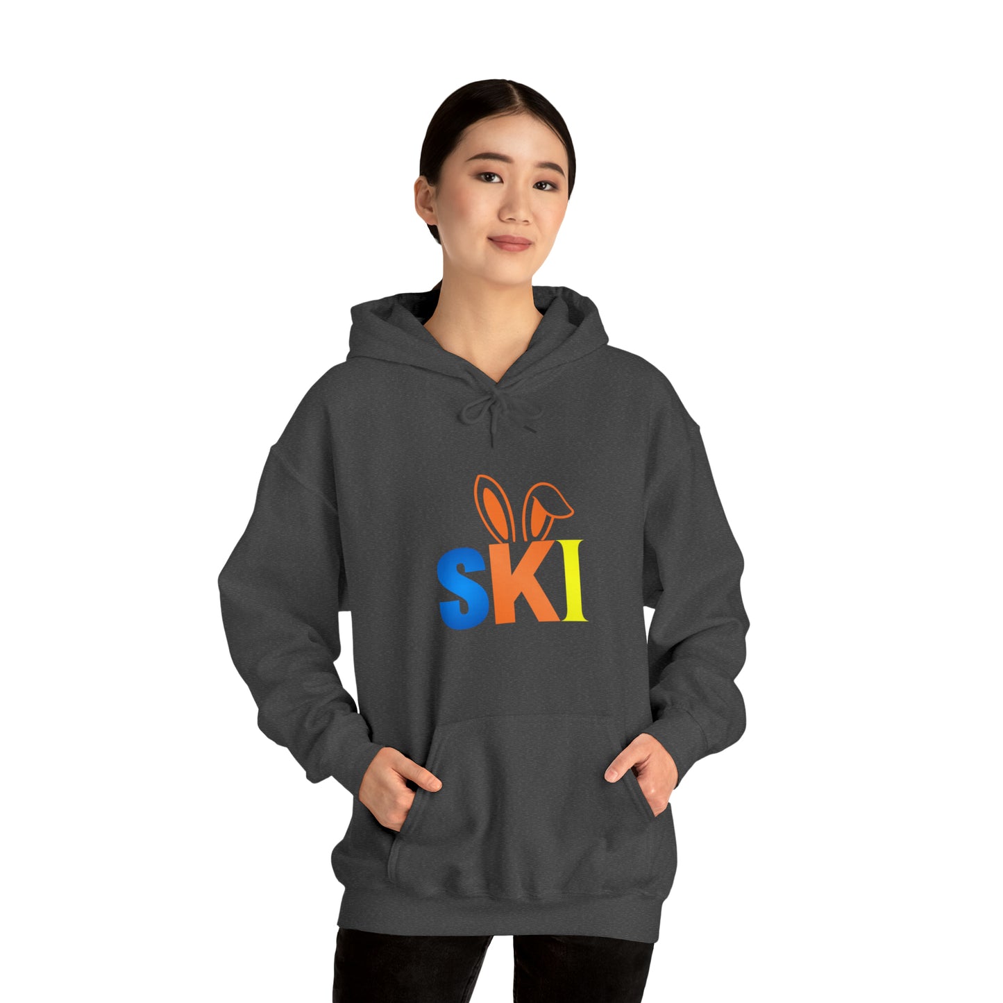 Neon Ski Bunny Hoodie