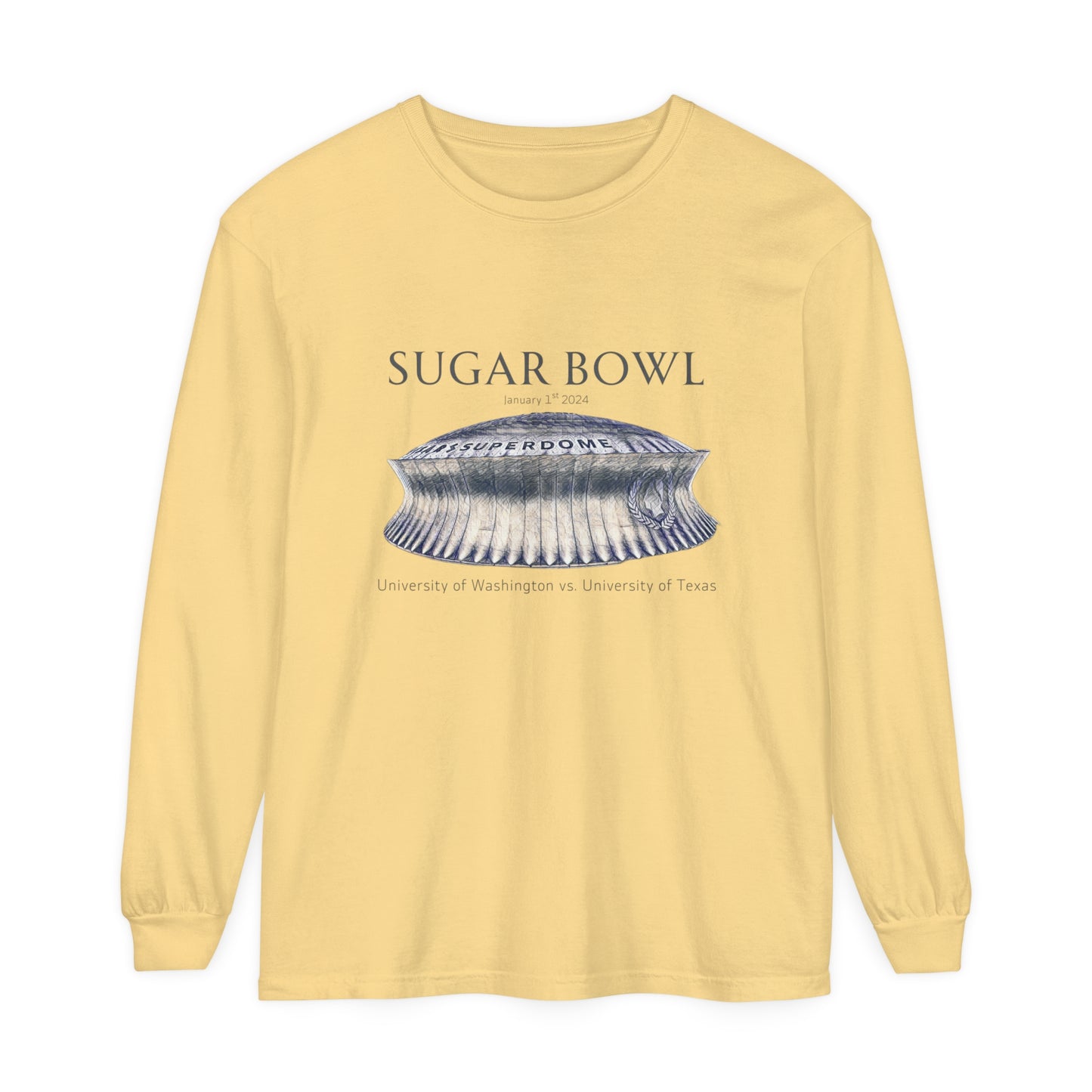 University of Washington Sugar Bowl Unisex Long Sleeve T-Shirt