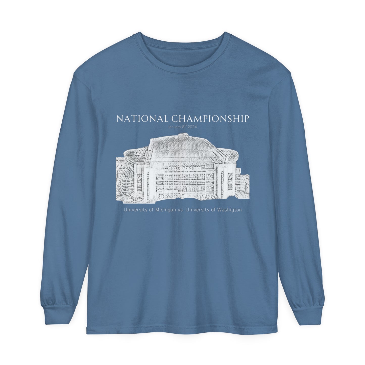 University of Michigan CFB National Championship Unisex Long Sleeve T-Shirt