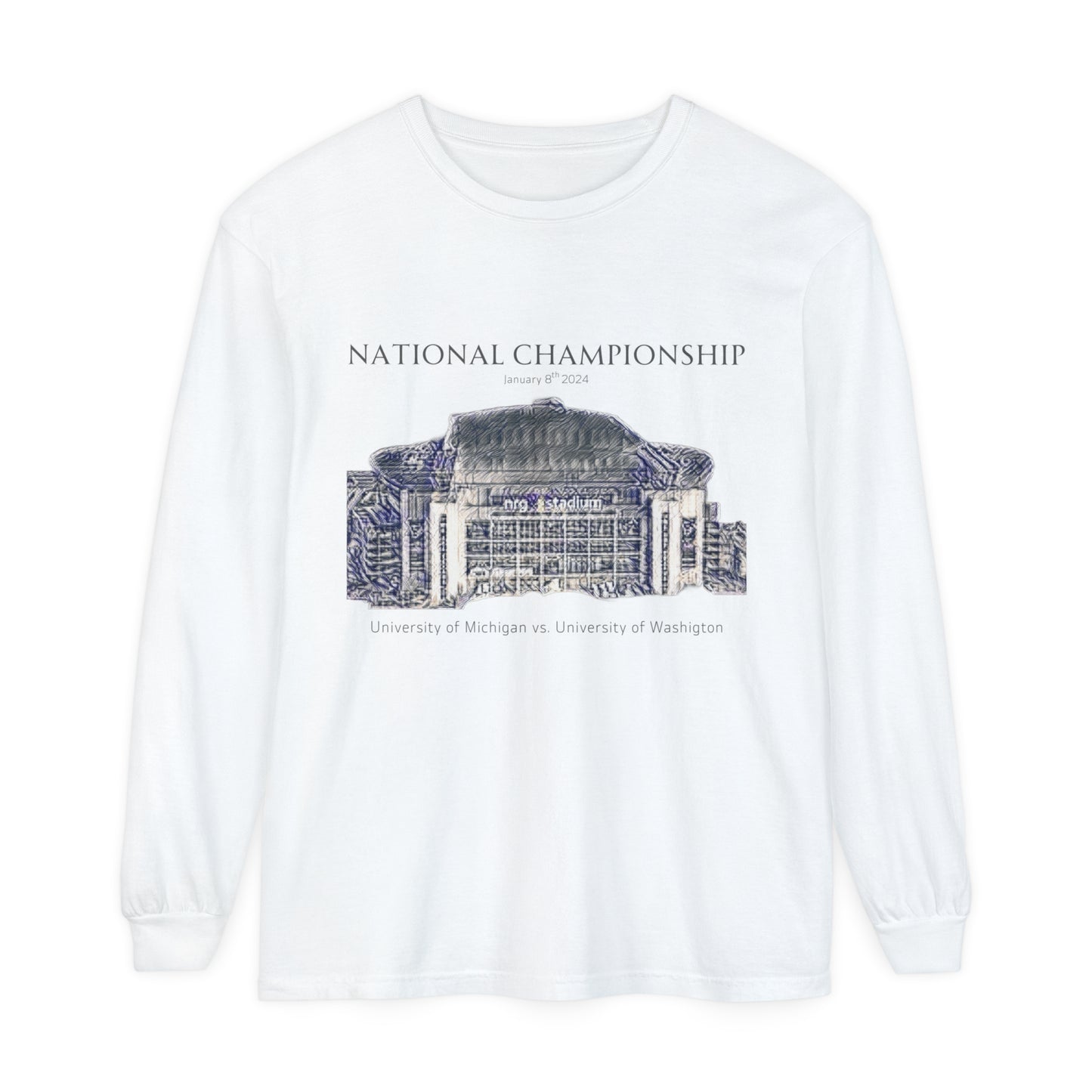 University of Michigan CFB National Championship Unisex Long Sleeve T-Shirt