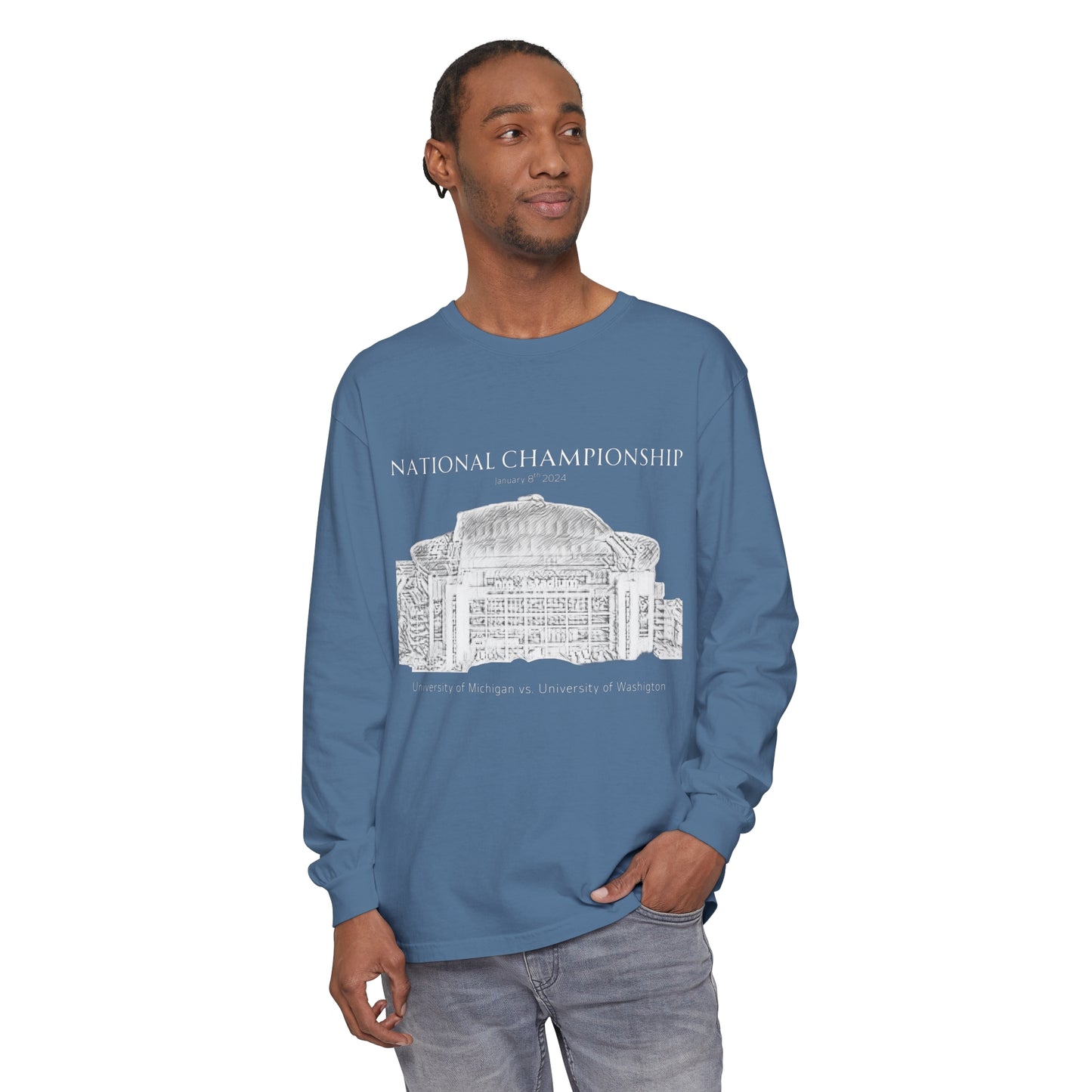 University of Michigan CFB National Championship Unisex Long Sleeve T-Shirt