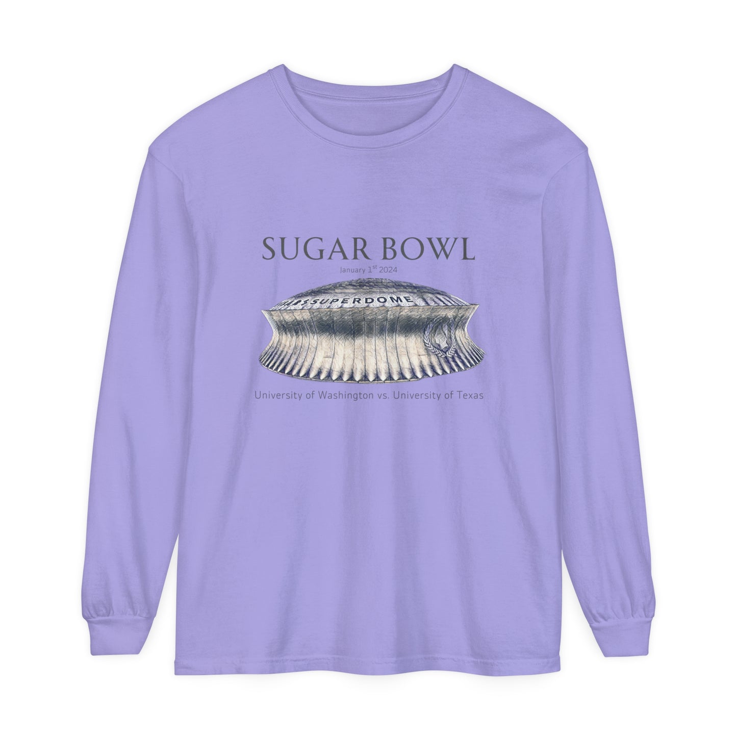 University of Washington Sugar Bowl Unisex Long Sleeve T-Shirt