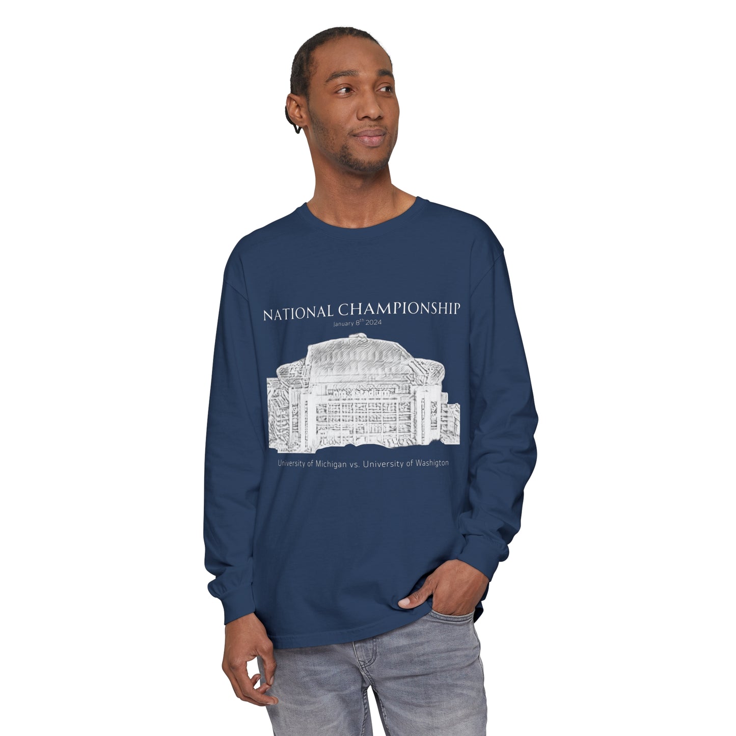 University of Michigan CFB National Championship Unisex Long Sleeve T-Shirt