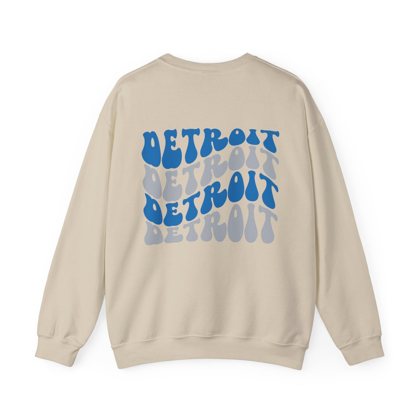 Retro Detroit Lions Crewneck Sweatshirt