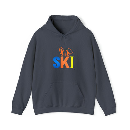 Neon Ski Bunny Hoodie