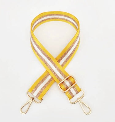 Metallic Purse Straps | Interchangeable Game Day Straps | JJ & the Bear