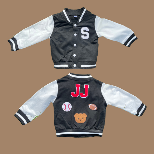 The Tot Letterman: Custom Toddler Varsity Jacket