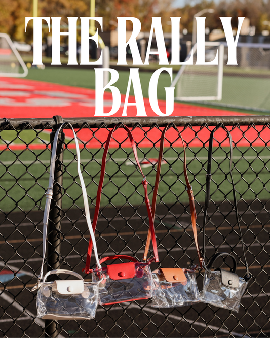 Rally Bag Clear Stadium Bag | Game Day Crossbody Purse