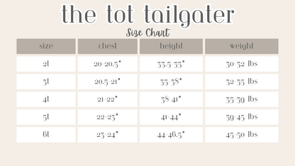 The Tot Tailgater: Custom Toddler Denim Jacket