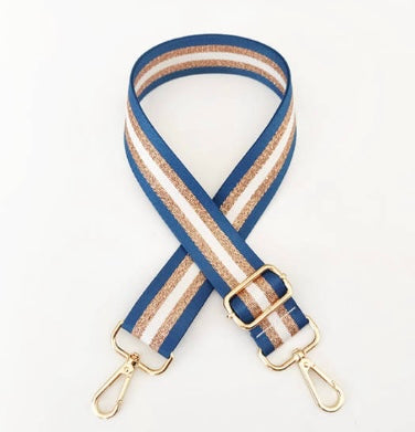 Metallic Purse Straps | Interchangeable Game Day Straps | JJ & the Bear