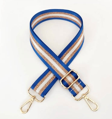 Metallic Purse Straps | Interchangeable Game Day Straps | JJ & the Bear
