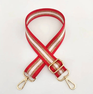 Metallic Purse Straps | Interchangeable Game Day Straps | JJ & the Bear
