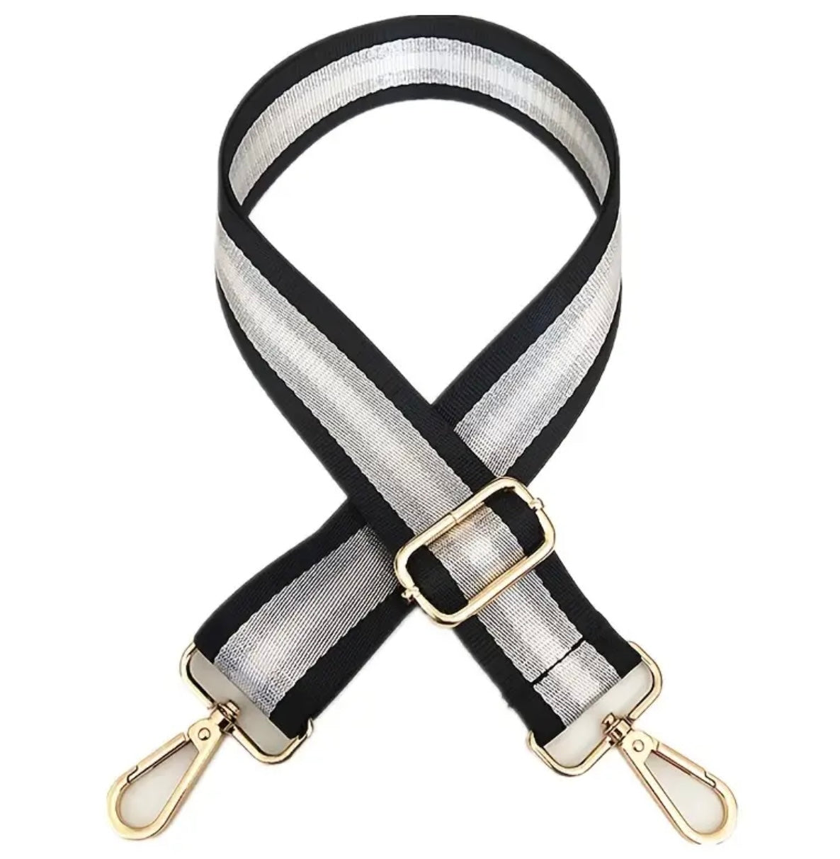 Metallic Purse Straps | Interchangeable Game Day Straps | JJ & the Bear
